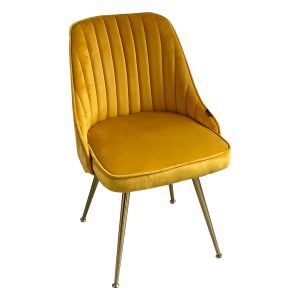 Formal dining chair (gold)