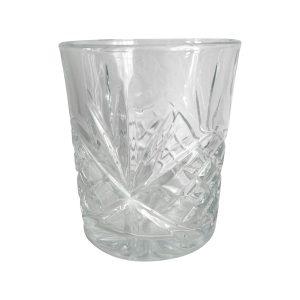Cut glass tumbler
